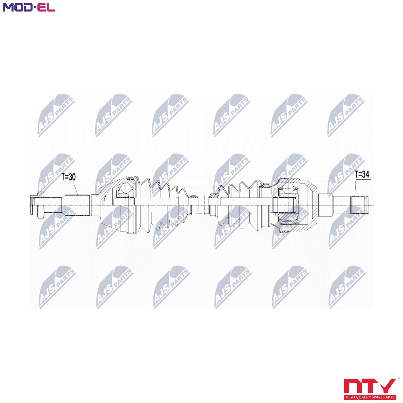 NTY NPW-PL-085 Drive Shaft for CHEVROLET,OPEL - Image 10