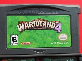 Warioland 4 Game Boy Advance Nintendo GBA Authentic Saves Handheld Wario Land