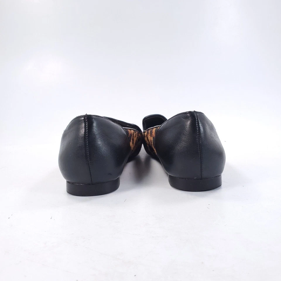 Aldo 休闲一脚蹬粗跟芭蕾平底女式 6.5 码豹纹 — 第 3/4 张图片