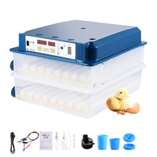120 Eggs Incubator Digital Automatic Turning Hatcher Chicken Farm Hatching eggs-