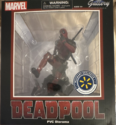 Marvel Gallery Deadpool Walmart Exclusive PVC Diorama Collectible Figure