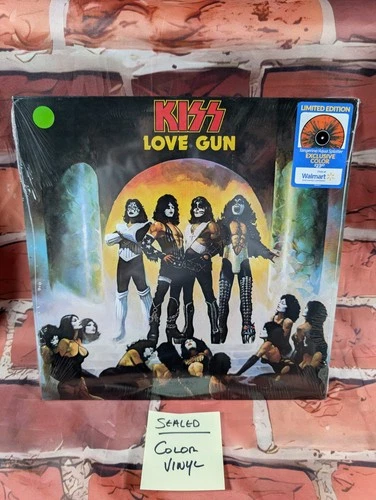 Love Gun - KISS - NEW SEALED Walmart Exclusive Tangerine Aqua Vinyl LP 2020