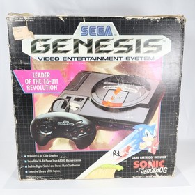 SEGA Genesis Model 1 16-Bit Console Bundle - Original Box & Accessories - Tested