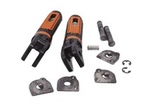 Pedane Pieghevoli Antiscivolo Posteriori Sinistra Destra KTM 690 Duke A3 12-13