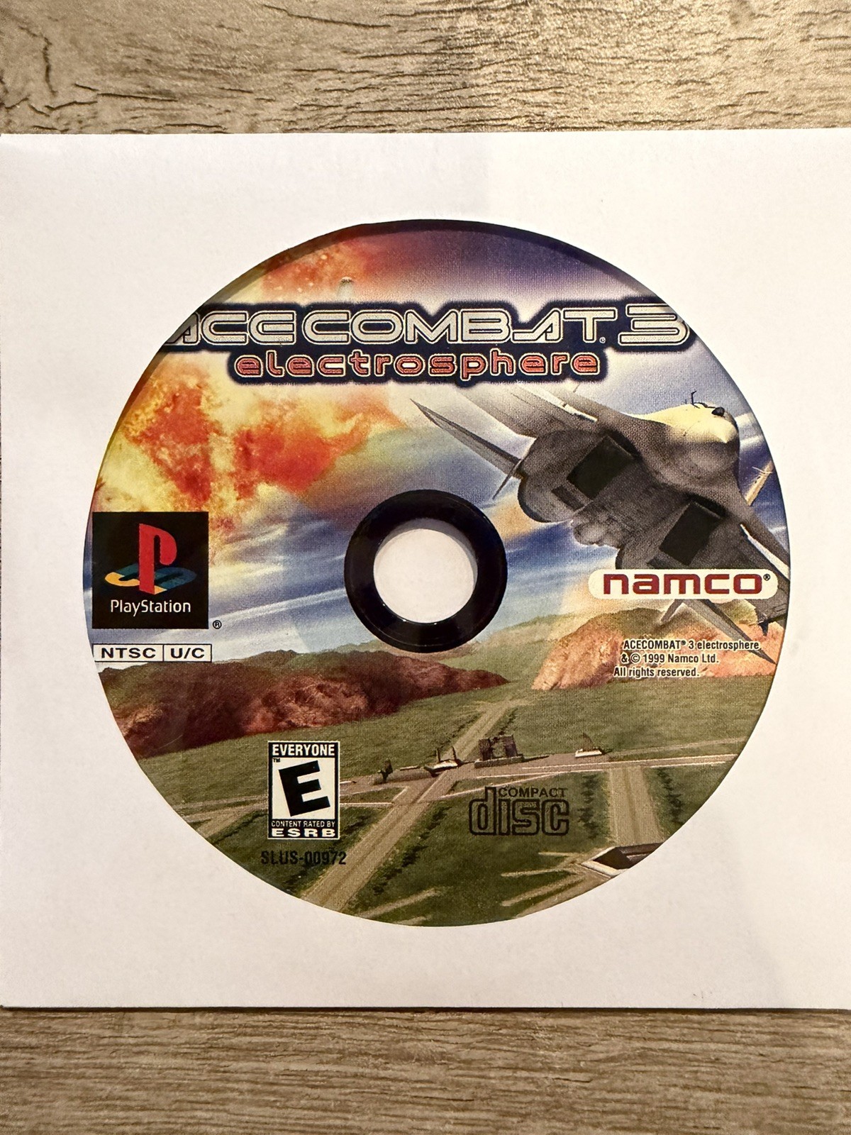 Ace Combat 3: Electrosphere; Loose (Sony PlayStation 1, 1999)