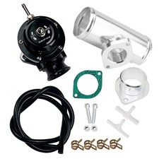 Black Type Rs Turbo Bov Blow Off Valve2.5aluminum Flange Adapter Pipe