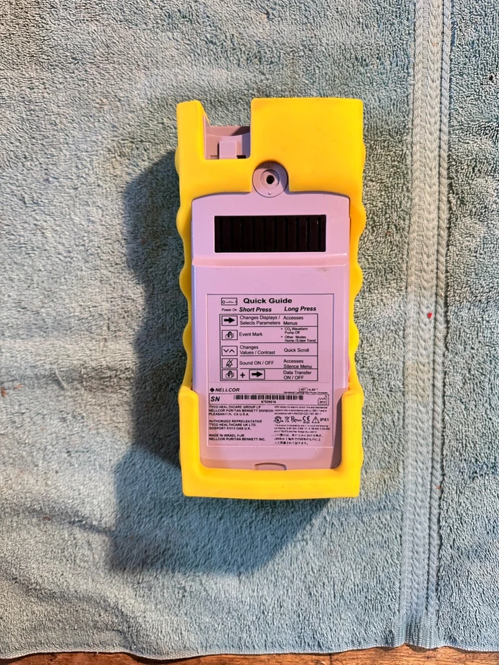 Nellcor Microstream N-85 Portátil Cabecera Capnogragh Oxímetro de Pulso Protector de Goma Foto 2 de 4