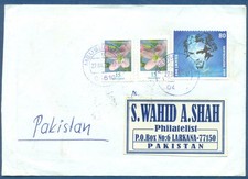 GERMANY POSTAL USED AIRMAIL COVER TO PAKISTAN