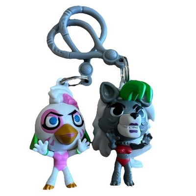 Five Nights at Freddy's Backpack Hangers Security Breach - Glamrock Chica & Wolf