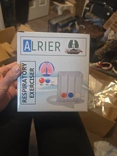 Set of 3 ALRIER Respiratory Exercisers – Lung Trainer Breathing Device (New...