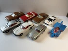 Job Lot 8 Various Vintage Corgi Toys TV /Film Related Cars Sold As Seen