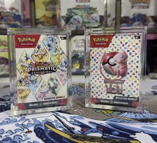 Pokemon Magnetic Booster Bundle Acrylic Case Pok mon Card Protective Display 