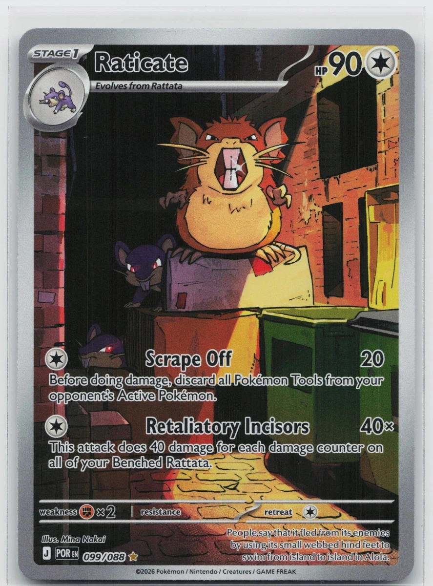 Raticate　ラッタ◆ シャドウレス　Shadowless　ウィザーズ Raticate Pokémon TCG Cards for sale | eBay
