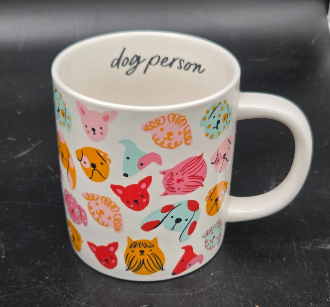 Parker Lane Dog Person Ceramic Coffee Mug Dog Lover Multi Color All Over Print