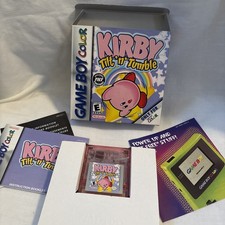 Kirby Tilt 'n' Tumble Game Boy Color CIB Excellent Condition. Tested