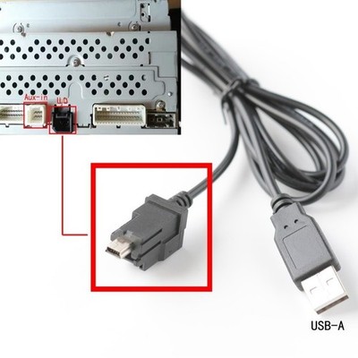 Car Radio USB to USB Socket Connection Cable for Nissan 100CM Car 