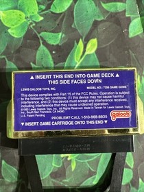 Nintendo NES Game Genie Game Enhancer Galoob Model 7356 NO Manual Vintage 1990