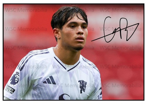 12078. Gabriele Biancheri Signed Pictures (A4 Prints) Manchester United