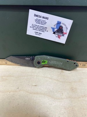 CRKT 6280 Overland #-24. Light usage. Dirty. Chip on blade.