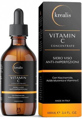?100ml? Vitamin C Serum mit Hyaluron, Niacinamide, Vitamin E, Serum Gesicht,