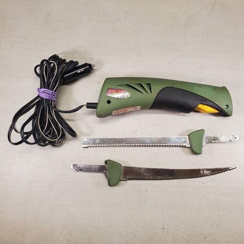 American Angler Ultra 31203 Electric Fillet Fish Knife 2 Blades 12V DC Plug Only