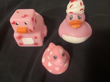 Rubber Ducks Pretty in Pink 3-pack