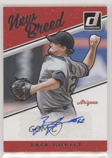 2017 Panini Donruss New Breed Zack Godley #NB-ZG Auto 03v6