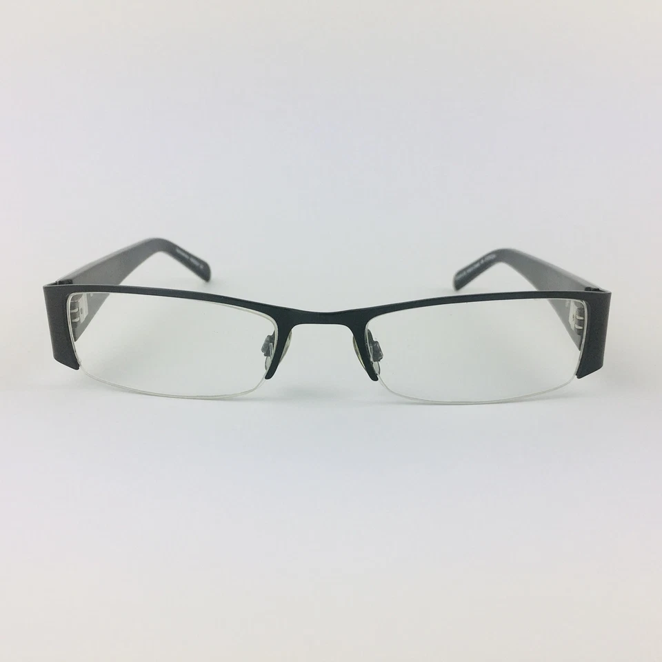 RED OR DEAD eyeglasses SATIN BLACK HALF RIMLESS glasses frame MOD: 48 25056334 - Image 2 of 4