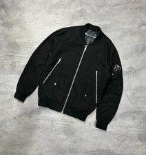 Moose Knuckles Courville Black Bomber Jacket