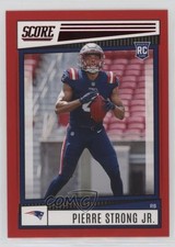 2022 Score Rookies Red Pierre Strong Jr #337 0a3