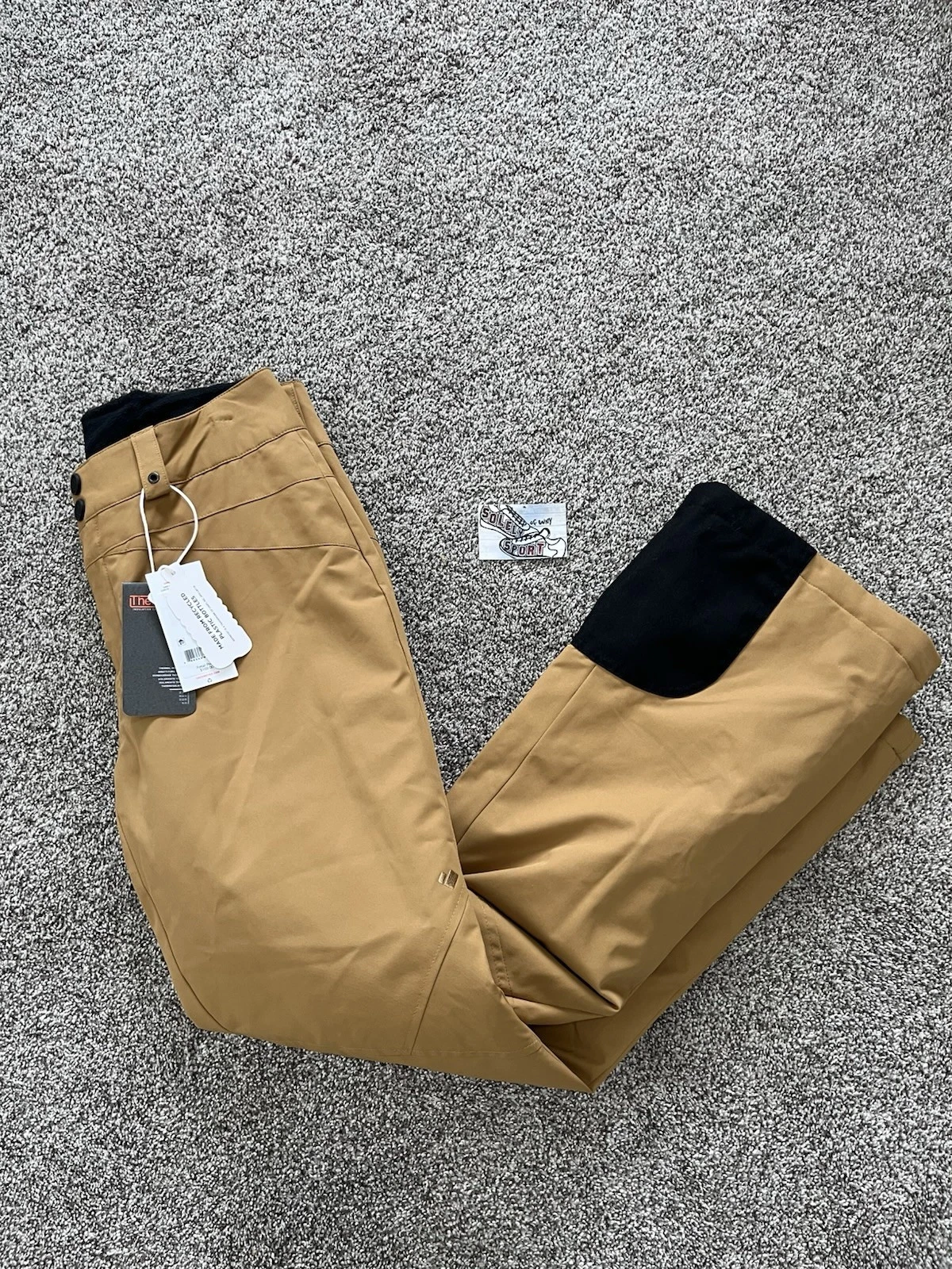 New Obermeyer Malta Pants Ski Snow Pants Brown Black Womens Size 4