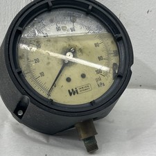 Weiss Instruments 0-100psi Low Pressure Gauge, Glycerin Filled.4.5  Process Pres