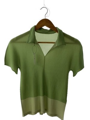 PLEATS PLEASE ISSEY MIYAKE Polo Shirts green 3 | eBay
