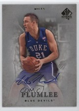 2012-13 SP Authentic Auto Miles Plumlee #29 Auto 1s4i