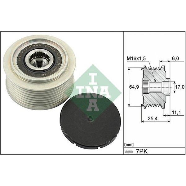 Schaeffler INA 535 0294 10 Generatorfreilauf-image