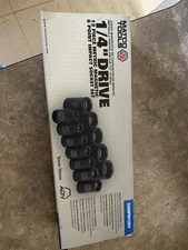 12 Pc Matco Tools 1/4drive Magnetic Impact Socket Set