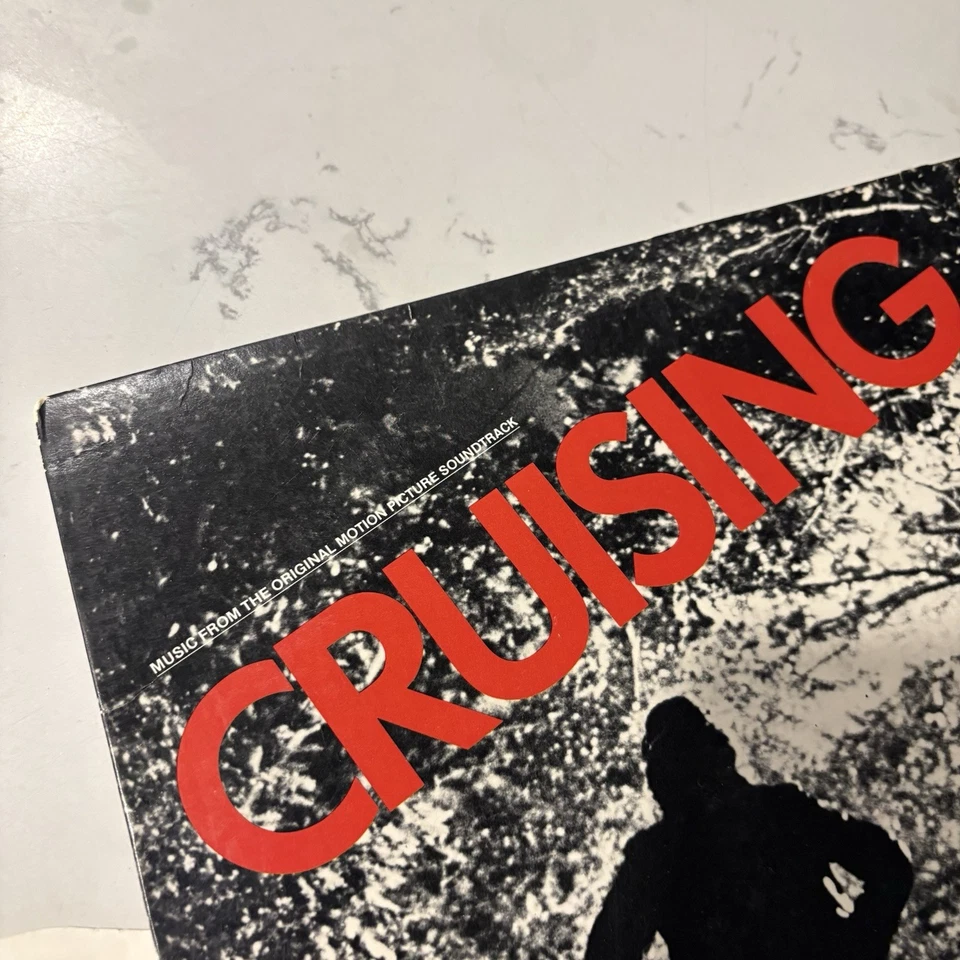 Vintage CRUISING soundtrack Vinyl 1980 Lorimar hype Pacino underground leather Foto 2 de 4