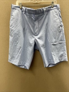Ralph Lauren Men 36 Blue Golf Shorts Flat Front Performance Moisture Wicking