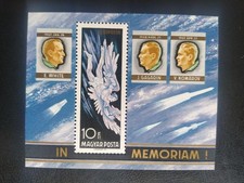 Bloc Timbres Hongrie N° 99 Vladimir Komarov Aviateurs Aviation Neuf** 1968