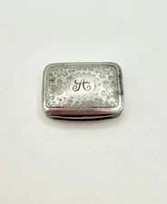 Matthew Linwood George III Sterling Silver Vinaigrette 1810 Birmingham ML