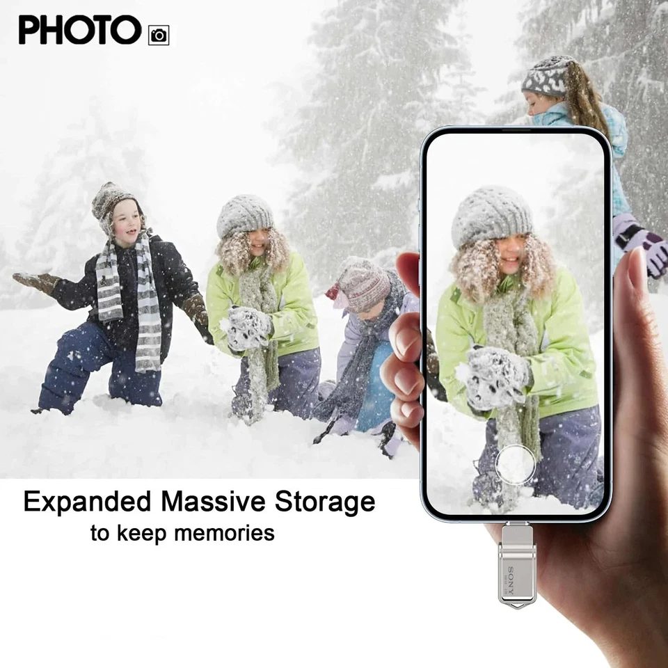 2TB USB 3.0 OTG Flash Drive Type-C Metal High-Speed Pendrive 512GB Phone & PC - Image 3 of 4