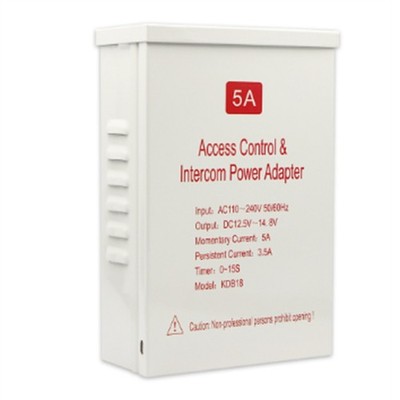 Regendichter Netzteiltransformator für Zugangskontrolle, DC 12 V-15 V, 5 A,7189