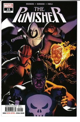 PUNISHER #15 (LGCY #243), 1st new THUNDERBOLTS cover, NM/M, Marvel Comics (2019)