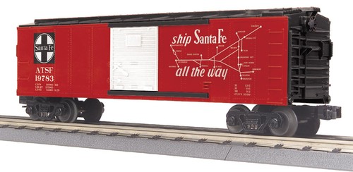 MTH 30-71160 SANTA FE 40' VAGÓN DE CARGA VAGÓN RIEL O GA 3RAIL # 19783 | Zustand: New