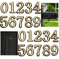 30 Pieces Mailbox Numbers for Outside 2 Inch 0-9 Self-adhesive Mail Box New 039