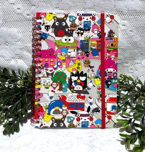 Hello Kitty Kawii Journal with Puffy Stickers
