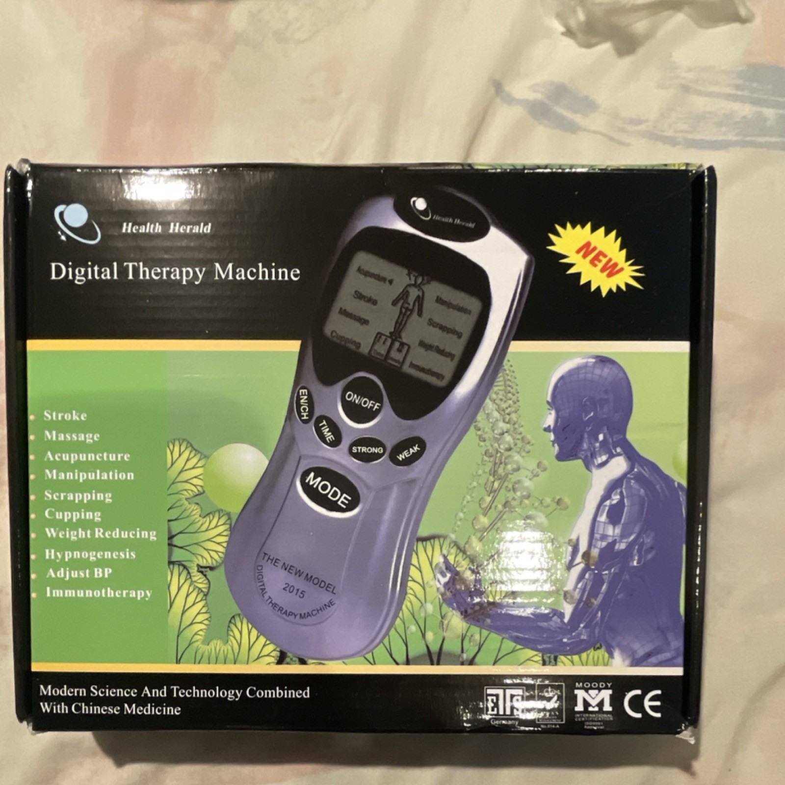 Health Herald Digital Therapy Machine THE NEW MODEL 2015, Full Body, Corded