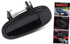 Exterior Door Handle Set - Rear Driver Left Black 1pc Compatible with 1995