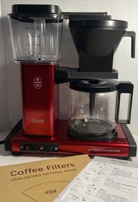 Technivorm Moccamaster 10-Cup Coffee Maker Candy Apple RED 40 Oz. - 53929 KBTS