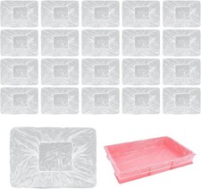 20 Pack Paint Tray Liners - 70Cm Elastic Paint Pan Liners for 18 Inch Paint Roll